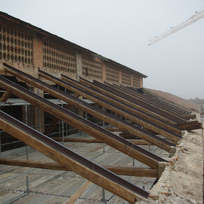 Barchessa Conti Miari – Sant'Elena – ricostruzioni travi in legno