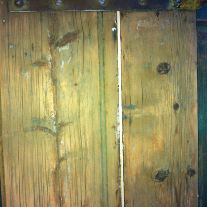 Museo Ca' Vendramin – Porto Viro – restauro scuri in legno stuccatura