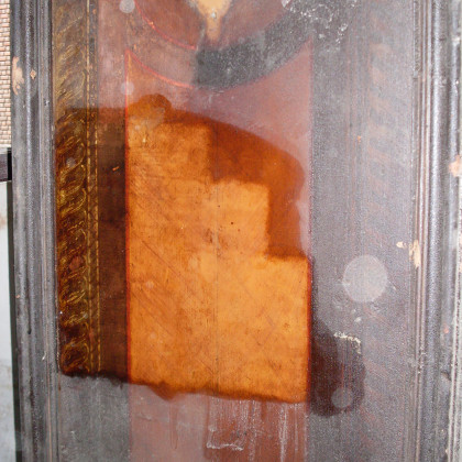 Palazzo Angeli – Rovigo – Prova pulitura con 3a – Porte in legno