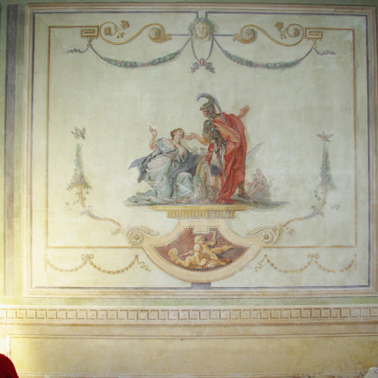 Palazzo Angeli – Rovigo – restauro affreschi tinello piano terra