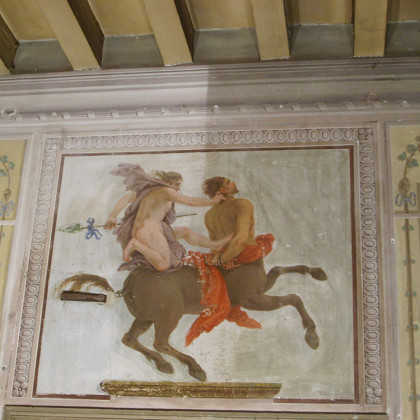 Palazzo angeli Rovigo – Restauro affreschi tinello piano terra