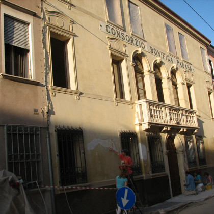 Palazzo Angeli – Rovigo – restauro stucchi di facciata
