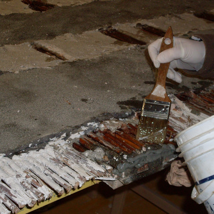 Palazzo Angeli Rovigo – Rimozione e ricollocamento controsoffitto a stucchi