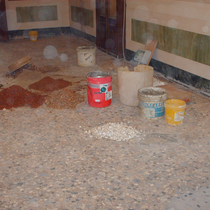 Palazzo Campo – Rovigo – materiale di lavorazione