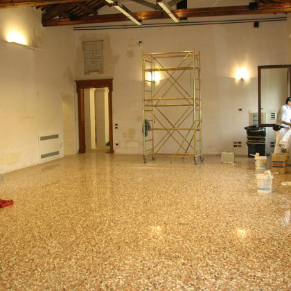 Palazzo Campo – Rovigo – nuovo pavimento alla veneziana