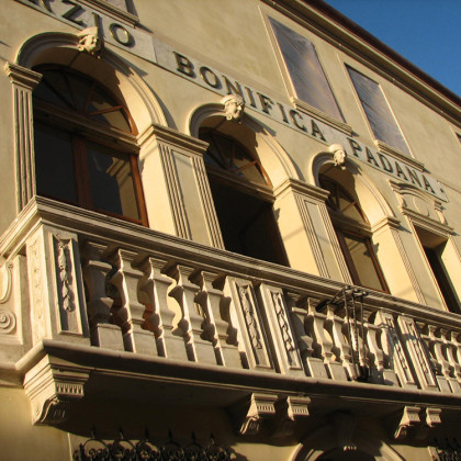 Palazzo Campo – Rovigo – restauro balcone in pietra