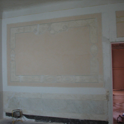 Palazzo Campo – Rovigo – stucchi stato iniziale 2