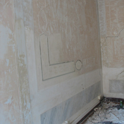 Palazzo Campo – Rovigo – stucchi stato iniziale