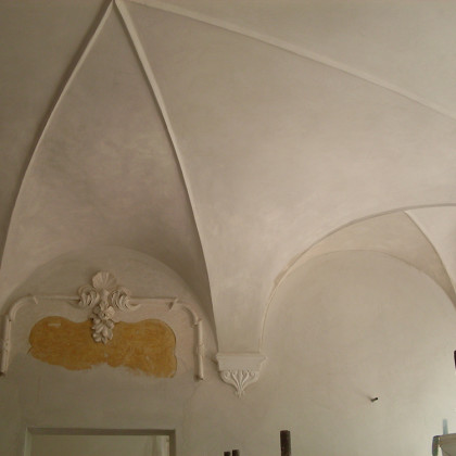 Villa Pisani vallareso saletto – completamente stucchi e lisciatura di calce