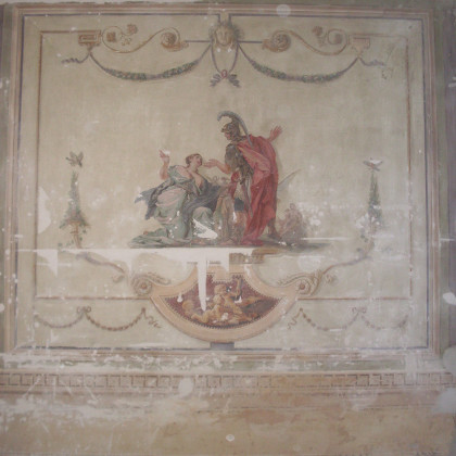 Palazzo Angeli Rovigo – Restauro affreschi tinello piano terra